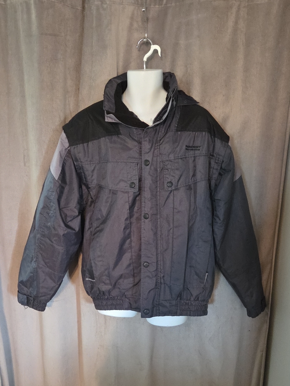 Fahrenheit XL Black and Gray Men's Coat